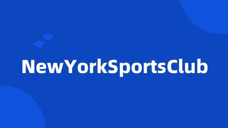 NewYorkSportsClub