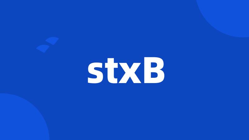 stxB