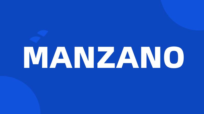 MANZANO