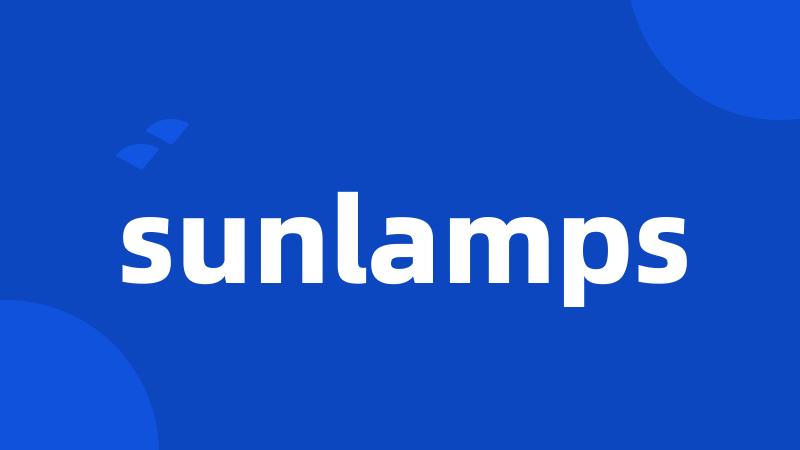 sunlamps