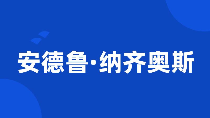 安德鲁·纳齐奥斯