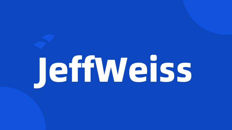 JeffWeiss