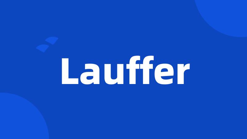 Lauffer