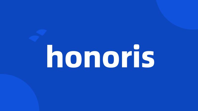 honoris