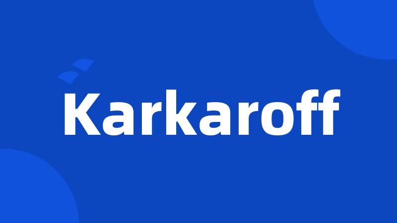 Karkaroff