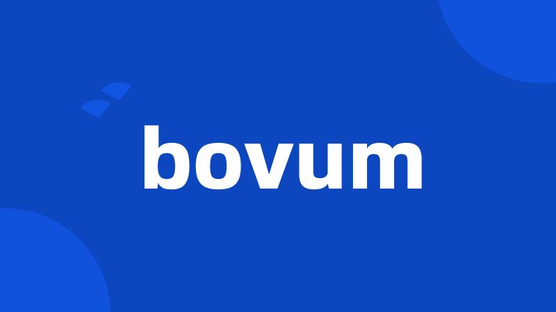 bovum