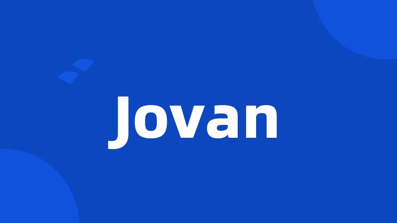 Jovan