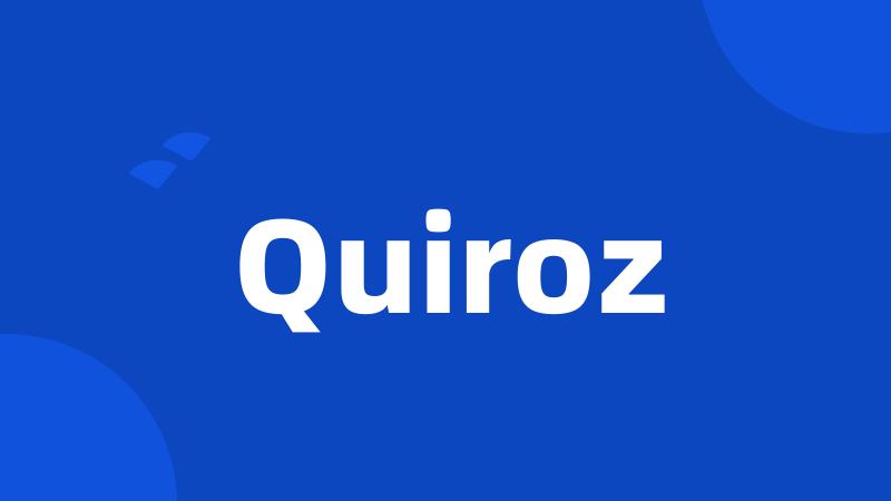 Quiroz