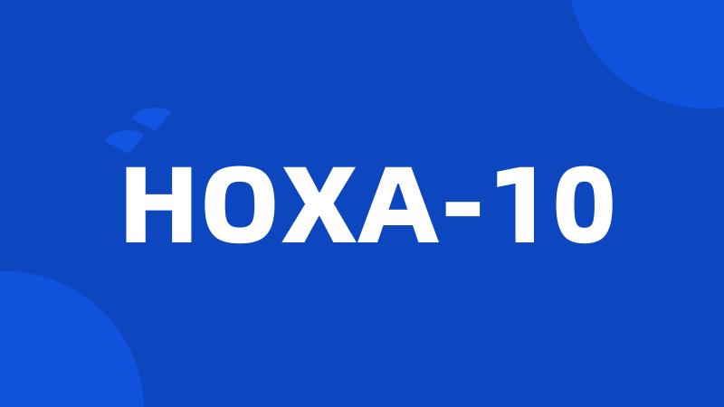 HOXA-10