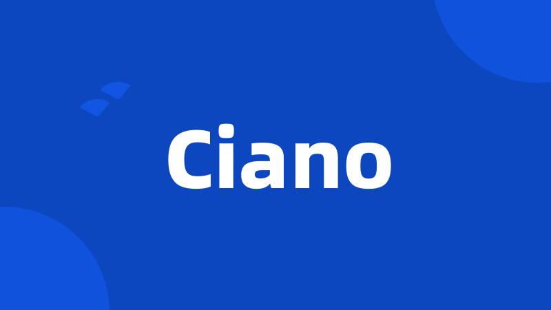 Ciano