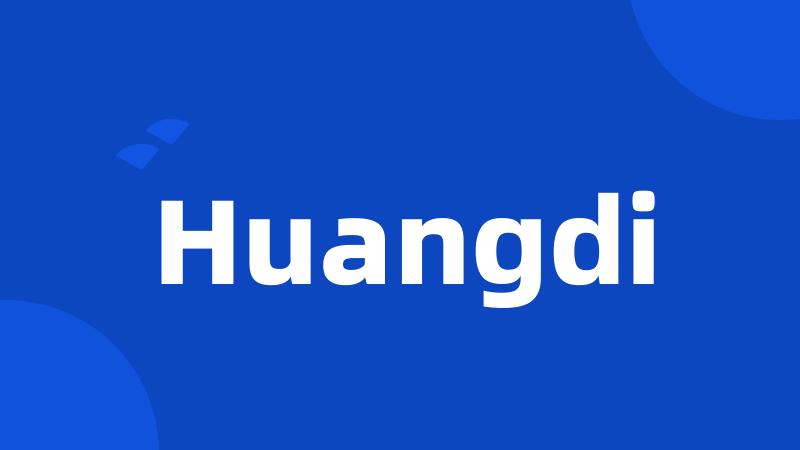 Huangdi