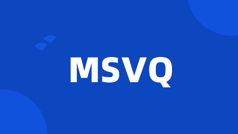 MSVQ