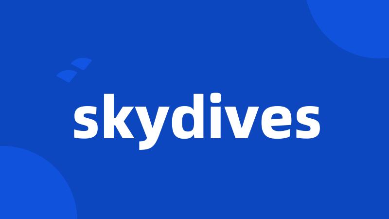 skydives