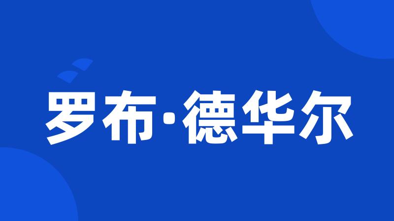 罗布·德华尔