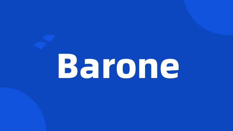 Barone