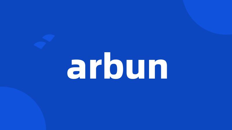 arbun