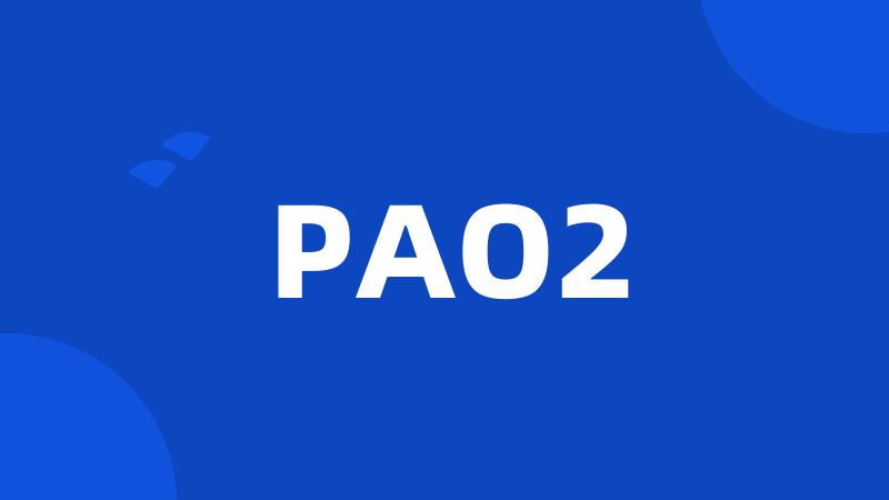 PAO2