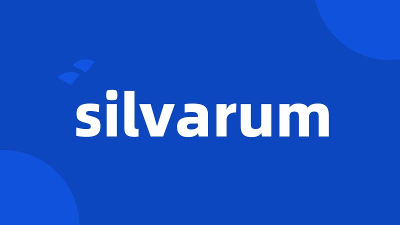 silvarum