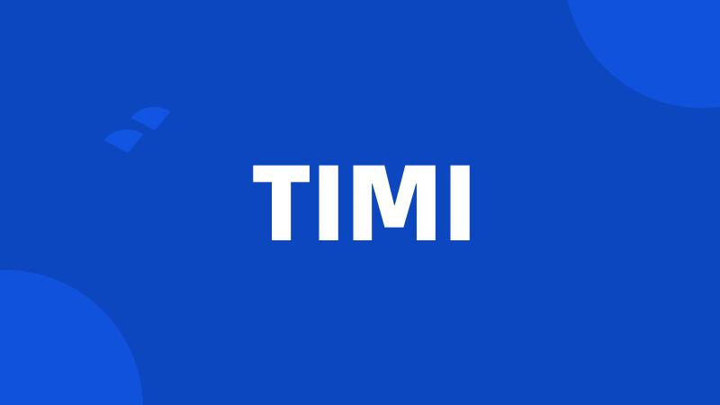 TIMI