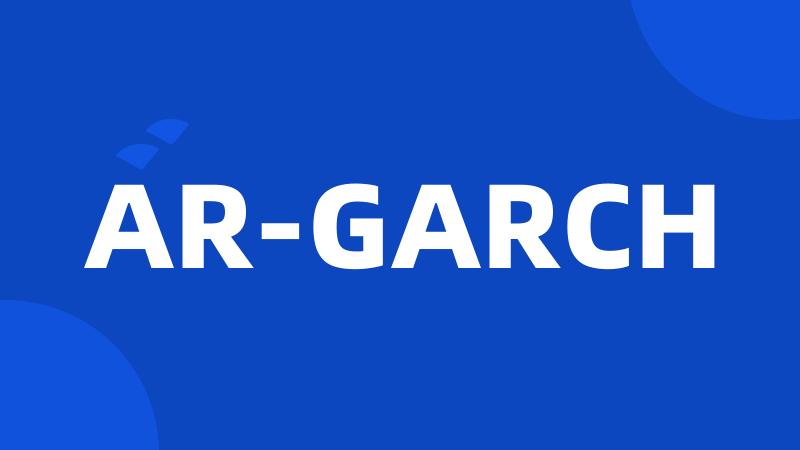 AR-GARCH