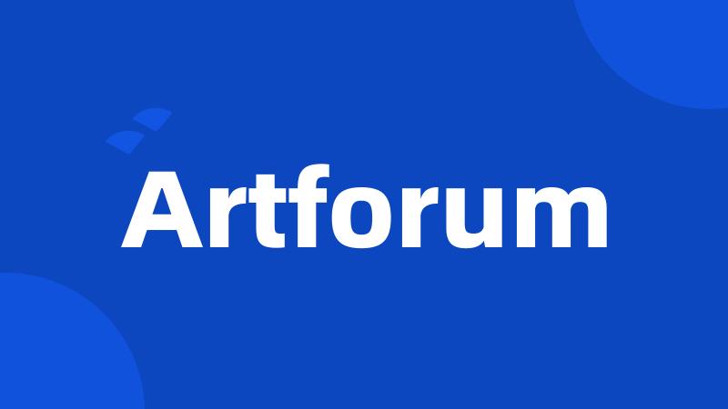 Artforum