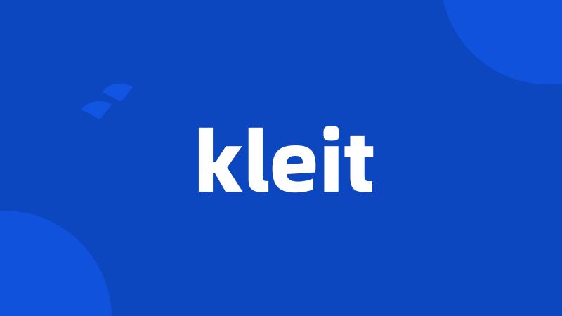 kleit