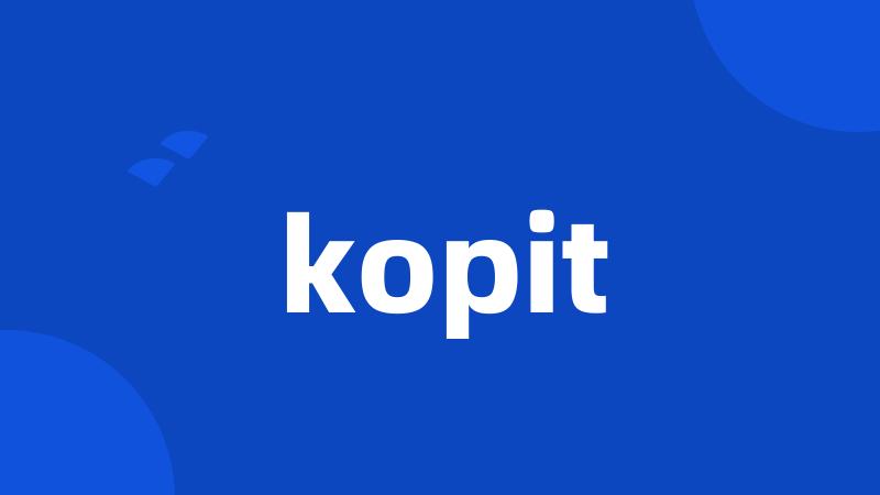 kopit