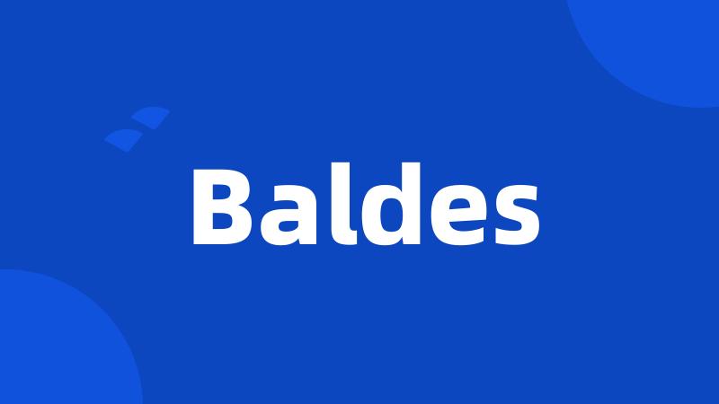 Baldes