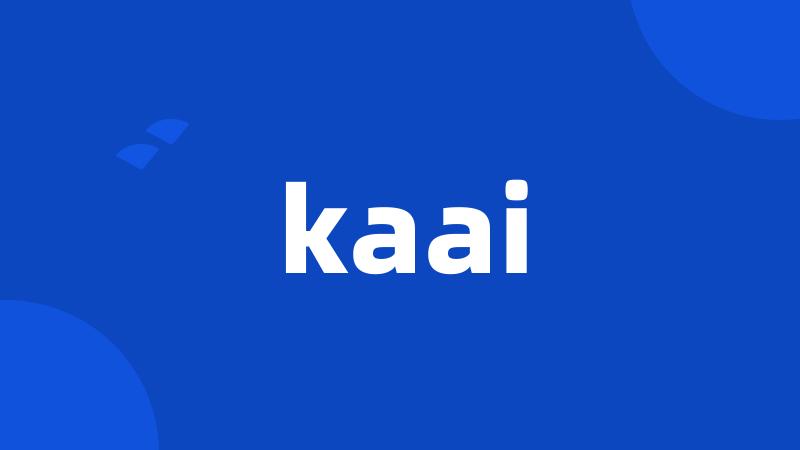 kaai