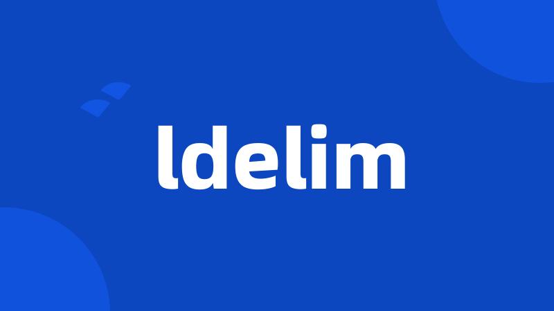 ldelim