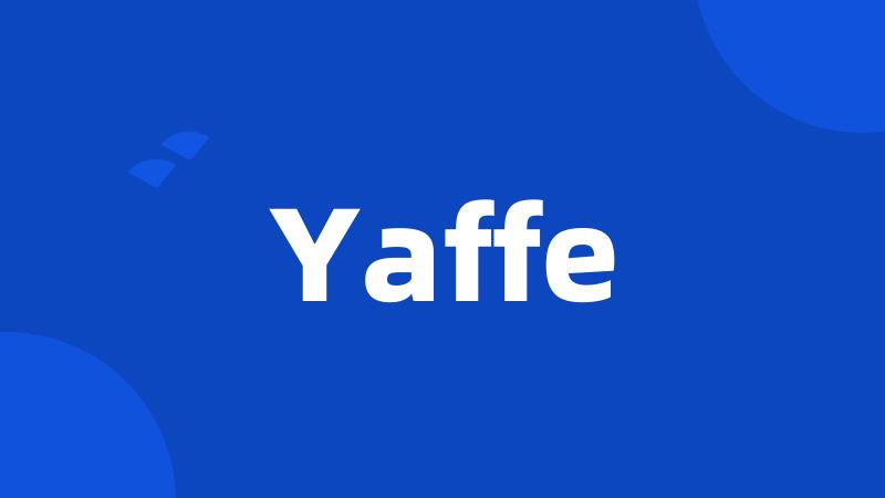 Yaffe