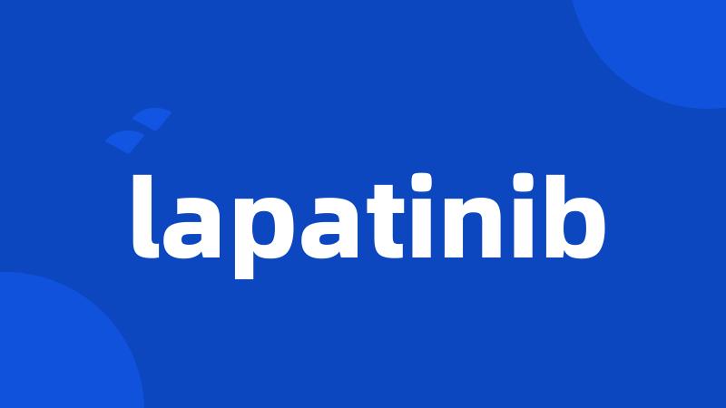 lapatinib