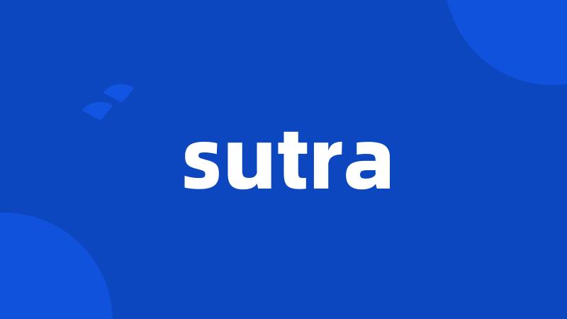 sutra