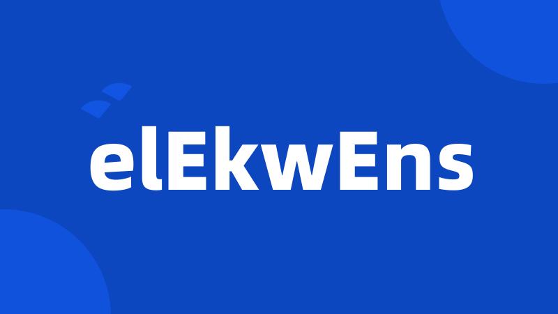 elEkwEns