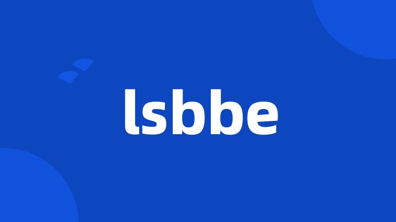 lsbbe