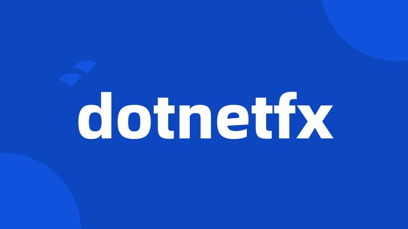 dotnetfx