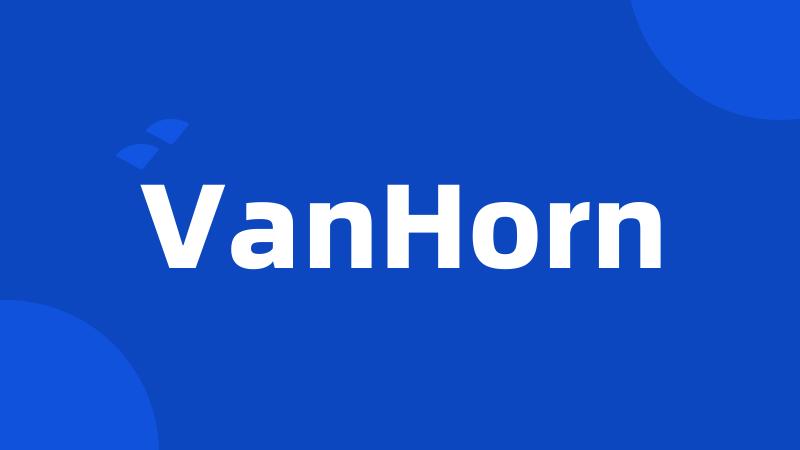 VanHorn