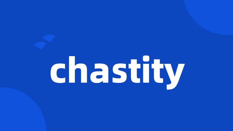 chastity