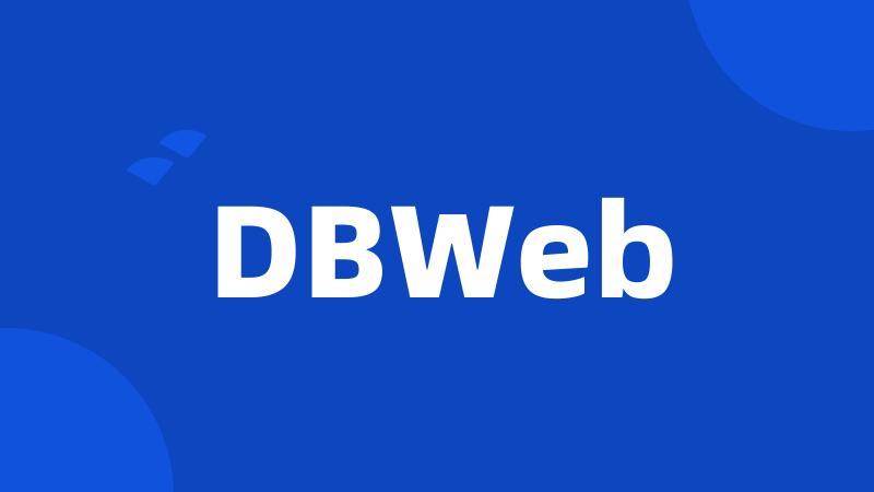 DBWeb