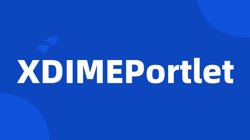 XDIMEPortlet