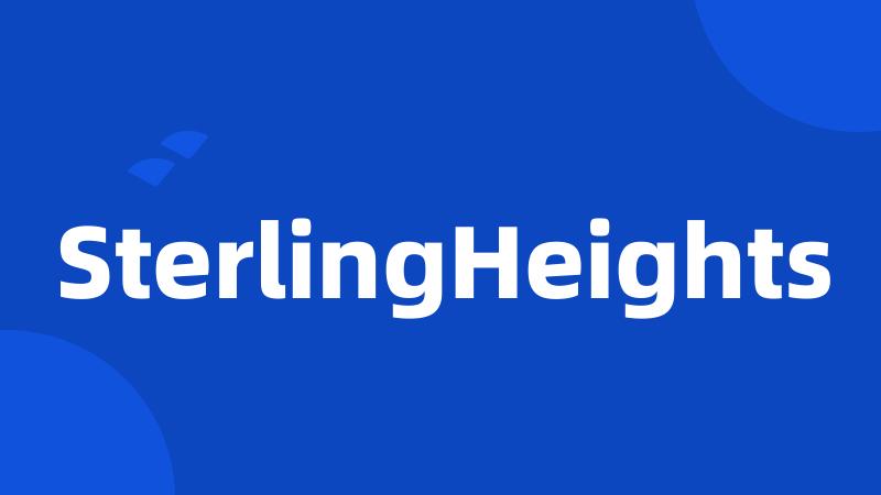 SterlingHeights