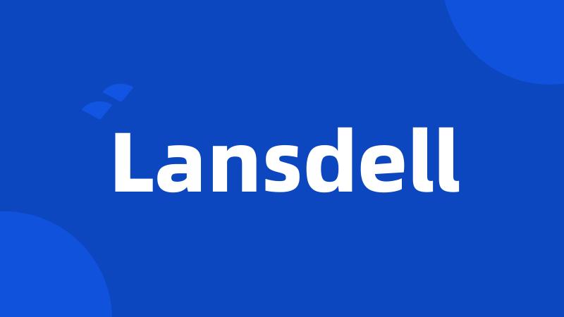 Lansdell