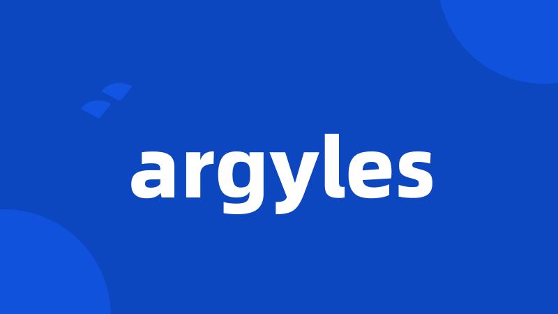 argyles