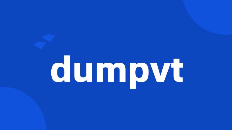 dumpvt