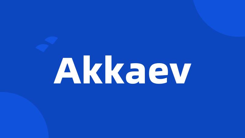 Akkaev