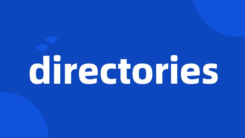 directories