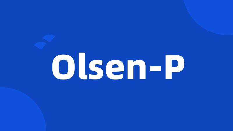 Olsen-P