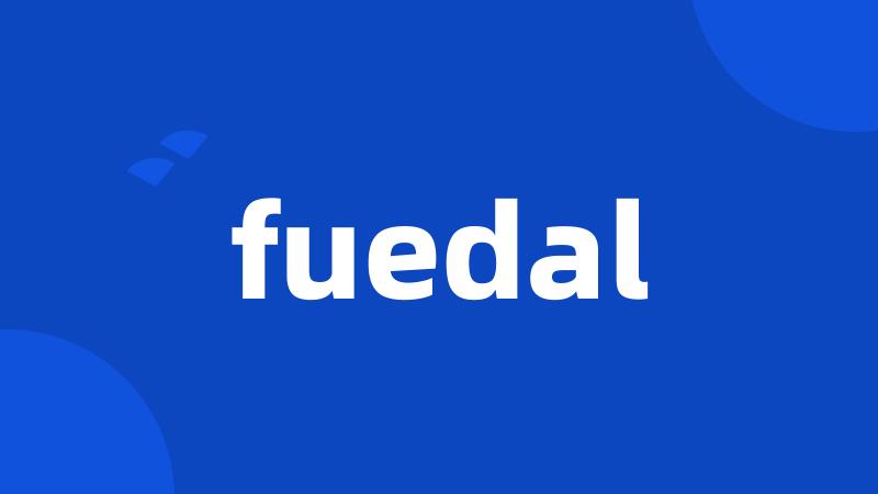 fuedal