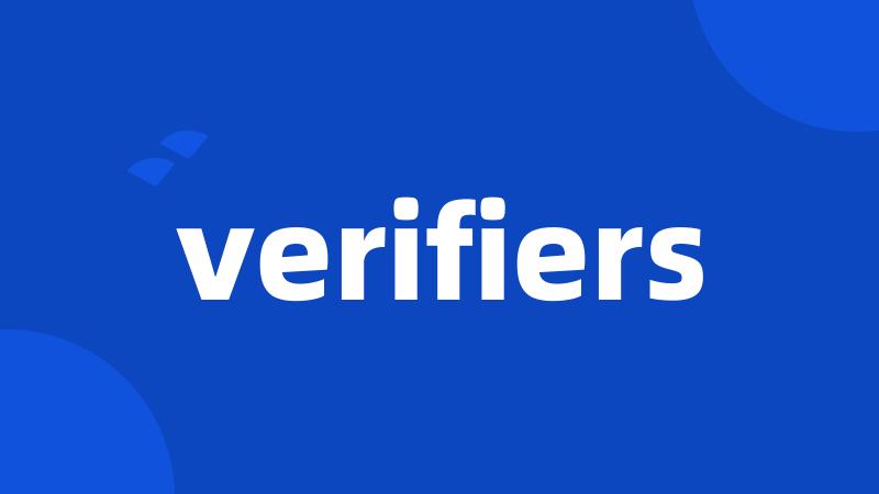 verifiers