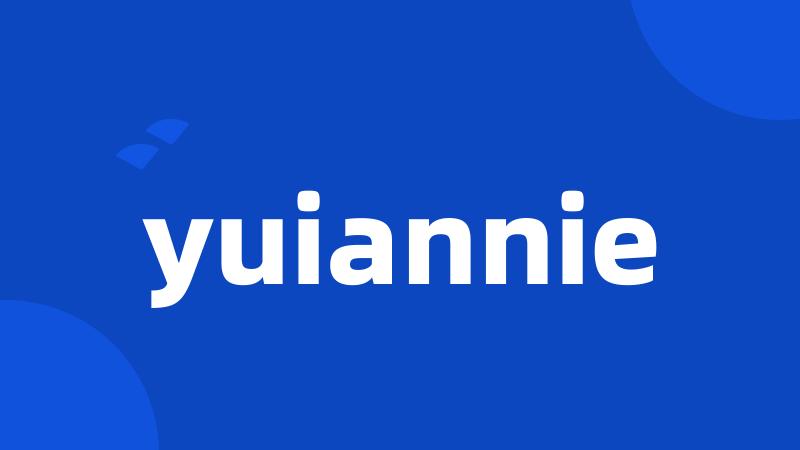 yuiannie